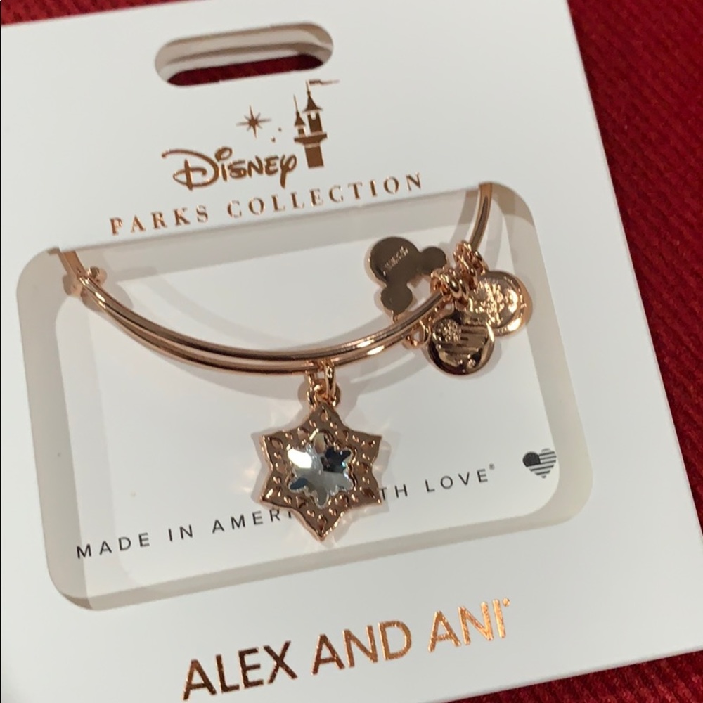 Alex and Ani Mickey Mouse Snowflake Bracelet